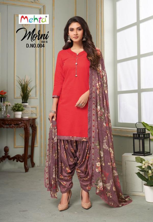 Mehta Morni Vol 6 Designer Cotton Dress Materials